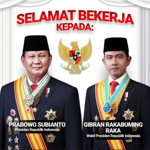 Arifin Sulsel Dari Sorotanpublic.Com Makassar Sulsel: Ucapkan Selamat Atas Dilantiknya Presiden & Wakil Presiden RI Periode 2024-2029