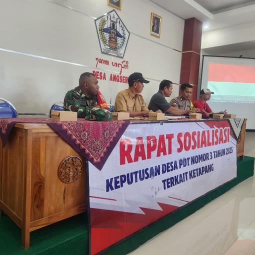 Sinergi Pembangunan Desa, Babinsa Menghadiri Rapat Sosialisasi Ketahanan Pangan